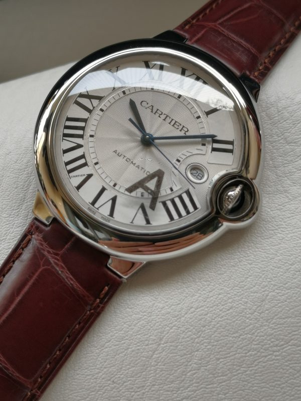 Một quả bóng xanh Cartier, 42mm, đồng hồ cơ khí