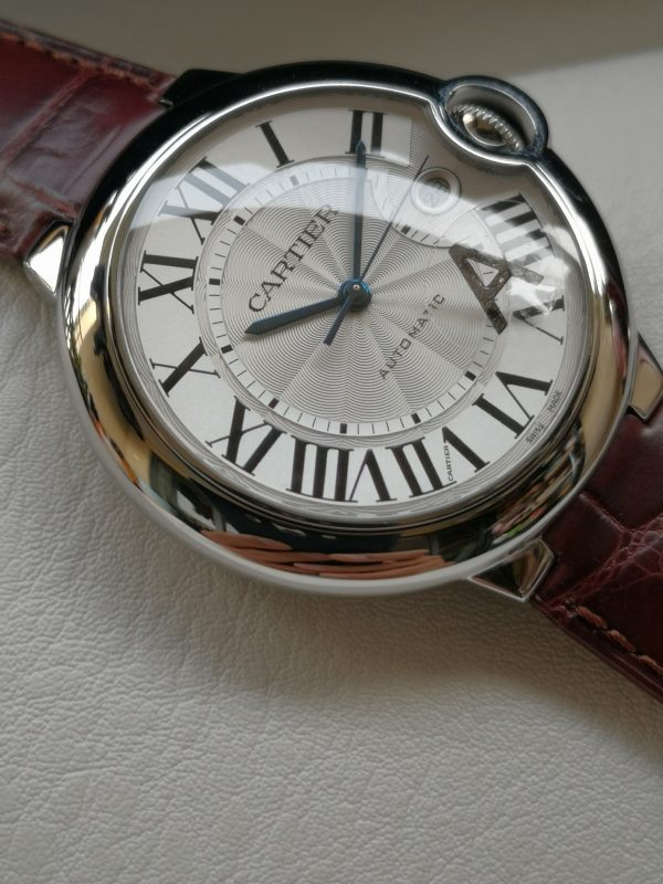 Một quả bóng xanh Cartier, 42mm, đồng hồ cơ khí