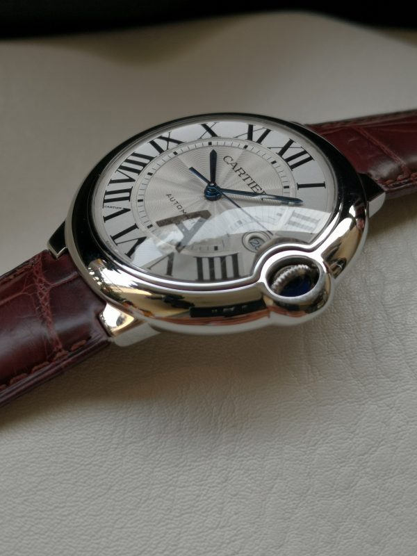 Một quả bóng xanh Cartier, 42mm, đồng hồ cơ khí