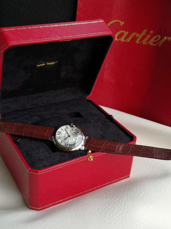 Một quả bóng xanh Cartier, 42mm, đồng hồ cơ khí