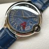 Một quả bóng xanh Cartier, 42mm, đồng hồ cơ khí