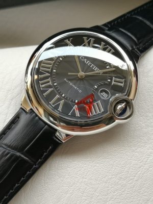 Một quả bóng xanh Cartier, 42mm, đồng hồ cơ khí