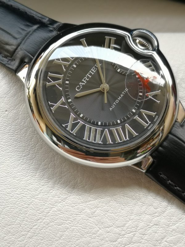 Một quả bóng xanh Cartier, 42mm, đồng hồ cơ khí