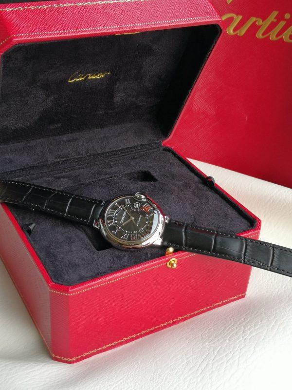 Một quả bóng xanh Cartier, 42mm, đồng hồ cơ khí