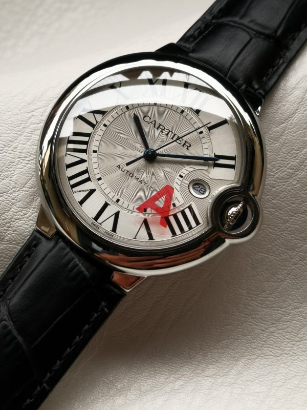 Một quả bóng xanh Cartier, 42mm, đồng hồ cơ khí