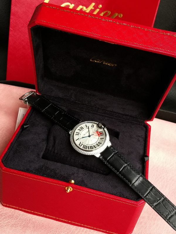 Một quả bóng xanh Cartier, 42mm, đồng hồ cơ khí