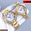 Một quả bóng xanh Cartier, 42mm,36mm đồng hồ cơ khí