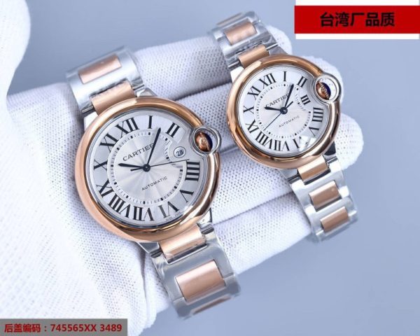 Một quả bóng xanh Cartier, 42mm,36mm đồng hồ cơ khí