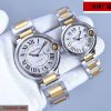 Một quả bóng xanh Cartier, 42mm,36mm đồng hồ cơ khí
