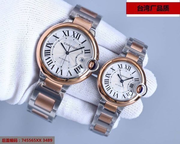 Một quả bóng xanh Cartier, 42mm,36mm đồng hồ cơ khí