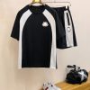 Bộ tay áo ngắn cổ điển hàng đầu cho Monkou Men Xuân/Hè