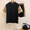 Burberry Men Xuân/Hè Top cổ điển ngắn tay Set
