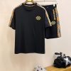 Burberry Men Xuân/Hè Top cổ điển ngắn tay Set