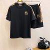 Burberry Men Xuân/Hè Top cổ điển ngắn tay Set