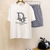 Bộ tay áo ngắn cổ điển hàng đầu cho nam giới Dior Xuân/Hè