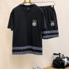 Bộ tay áo ngắn cổ điển hàng đầu cho nam giới Dior Xuân/Hè