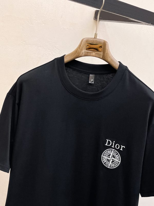 Bộ tay áo ngắn cổ điển hàng đầu cho nam giới Dior Xuân/Hè