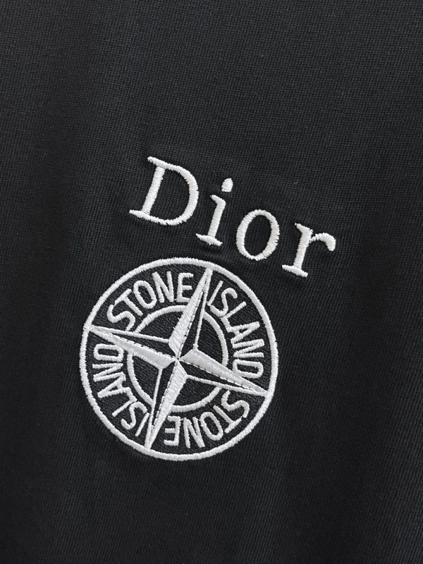 Bộ tay áo ngắn cổ điển hàng đầu cho nam giới Dior Xuân/Hè
