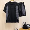 Bộ tay áo ngắn cổ điển hàng đầu cho nam giới Dior Xuân/Hè
