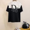 Bộ tay áo ngắn cổ điển hàng đầu cho nam giới Dior Xuân/Hè