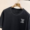 Bộ tay áo ngắn cổ điển hàng đầu cho mùa xuân và mùa hè Louis Vuitton
