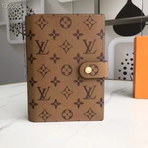 Louis Vuitton hộp sổ ghi chép nhỏ được làm bằng vải Monogram