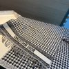 【DIOR】Khăn lông cừu hai mặt đen trắng