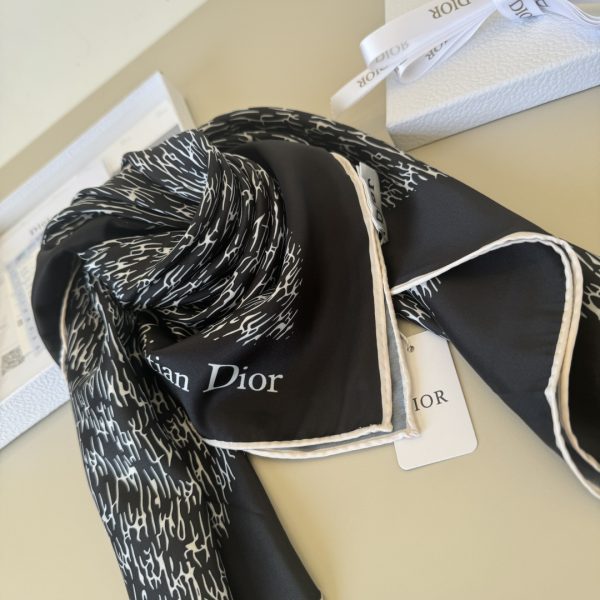 Dior Dior mới 90cm lụa vuông khăn