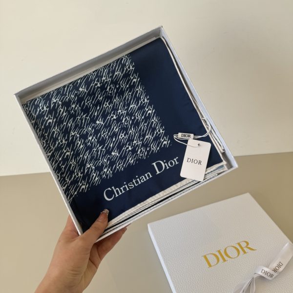 Dior Dior mới 90cm lụa vuông khăn