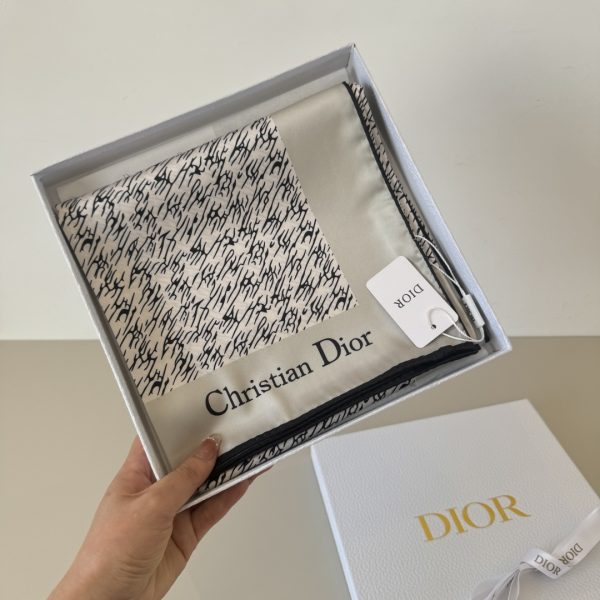 Dior Dior mới 90cm lụa vuông khăn