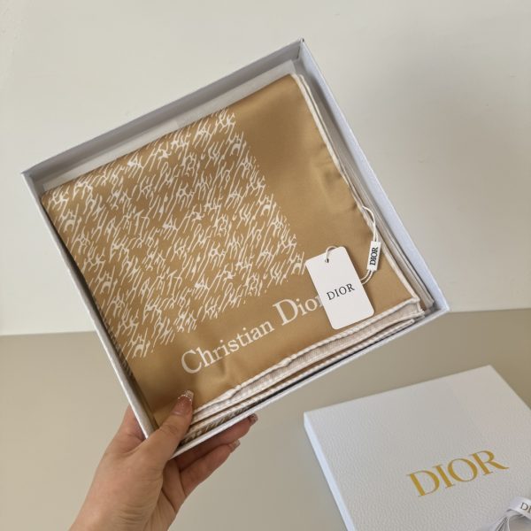 Dior Dior mới 90cm lụa vuông khăn
