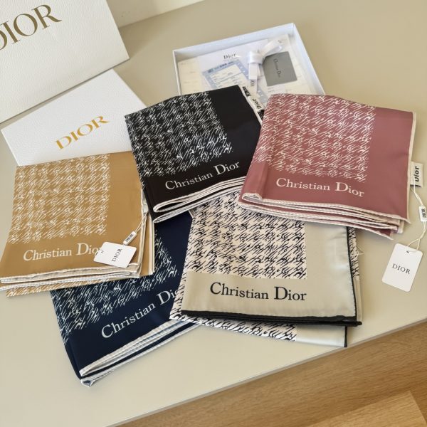 Dior Dior mới 90cm lụa vuông khăn