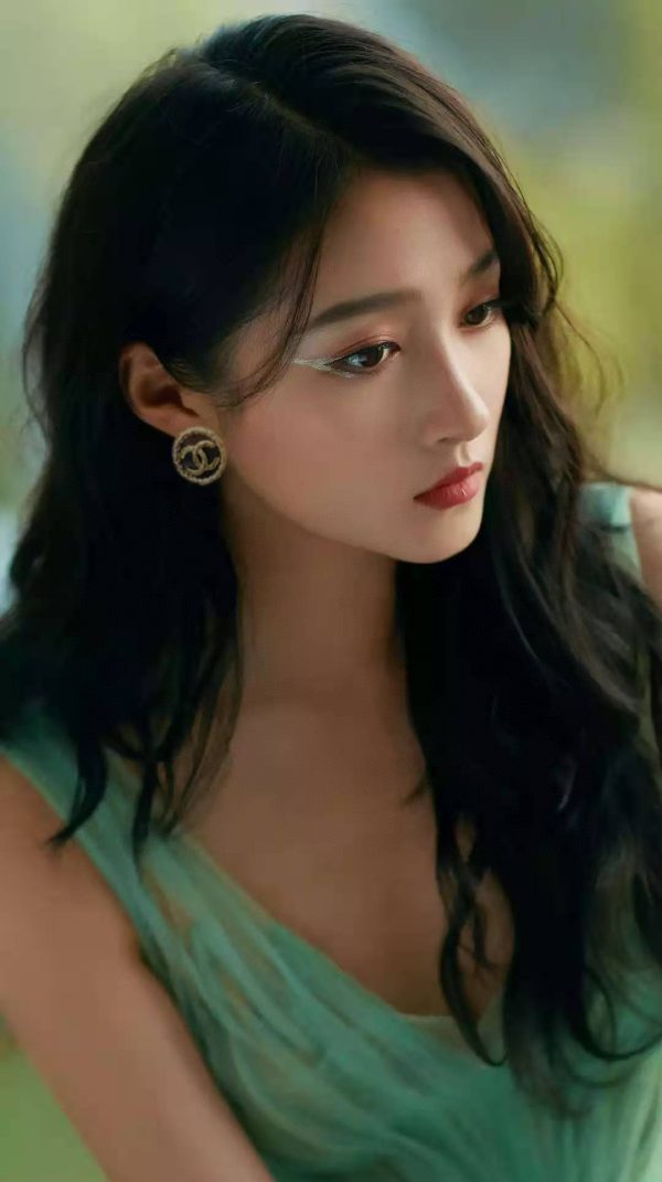 Chanel Swarot màu kim cương màu ngọc trai thư stud bông tai
